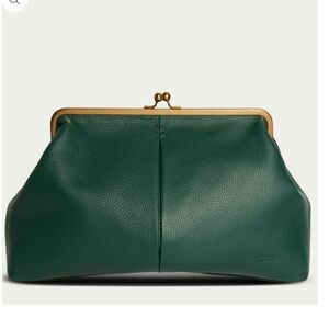 Grace Oversized Kisslock Clutch